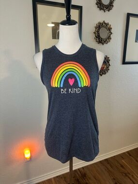 PositiviTees “Be Kind” Tank Top 🩷🩵💛